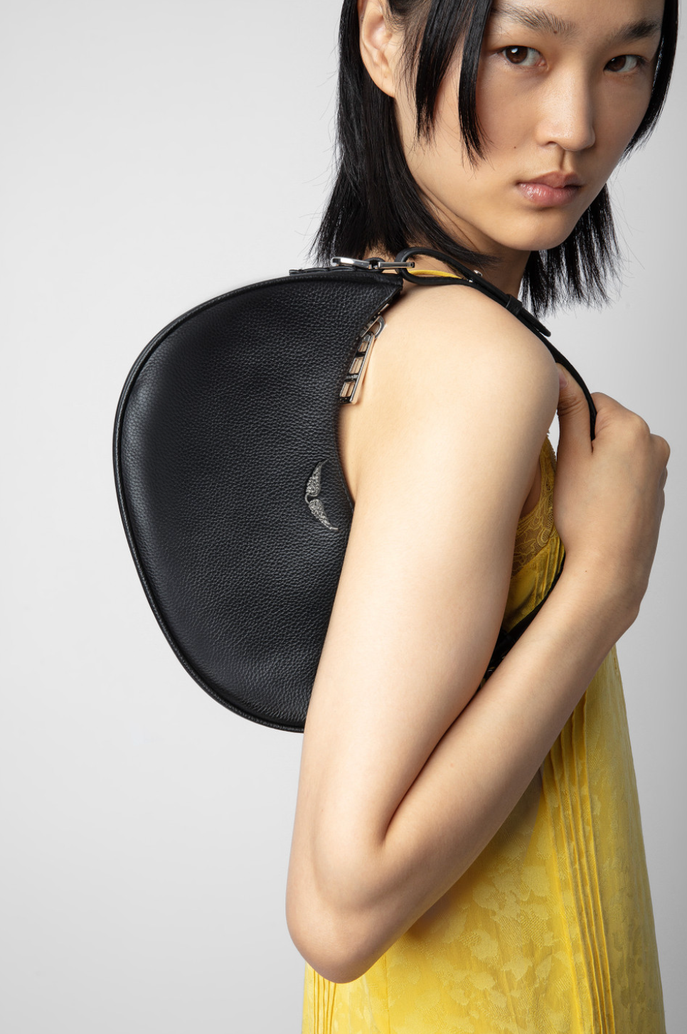 Zadig & Voltaire Moonrock Grained Leather - Shoulder bags 